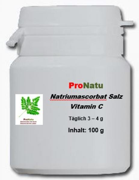 ProNatu Natriumascorbat Pulver (Vitamin C)